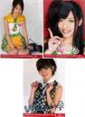 カレンダー『AKB48xB.L.T.2010 CALENDAR』 付録生写真 3枚セット [その他生写真類]