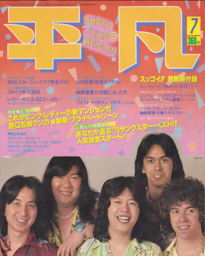  月刊平凡 1979年7月号 雑誌