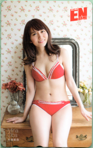 大場美奈 ENTAME (エンタメ) テレカ