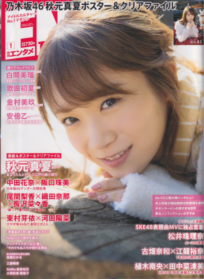  ENTAME (エンタメ) 2019年1月号 (通巻211号) 雑誌