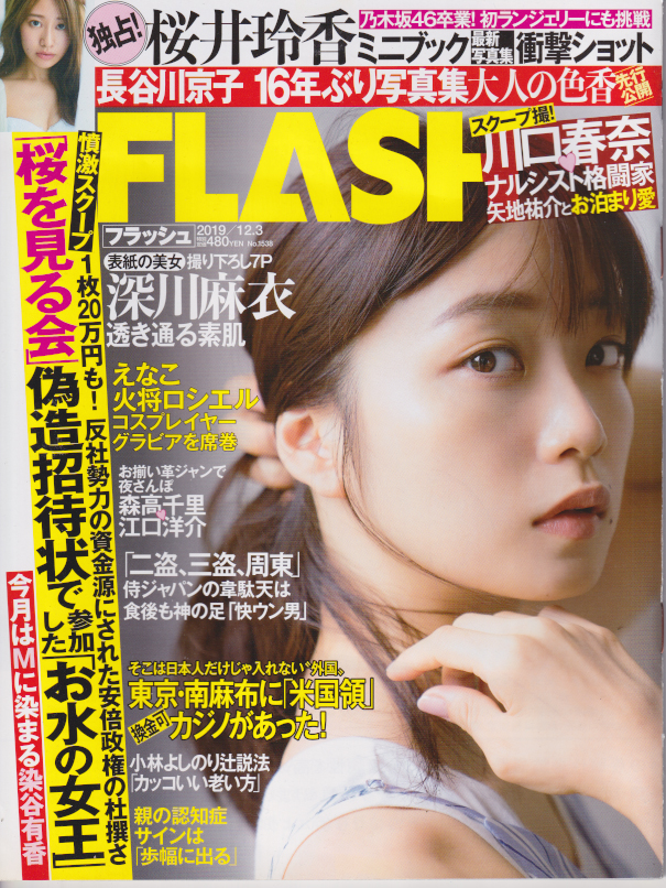  FLASH (フラッシュ) 2019年12月3日号 (1538号) 雑誌