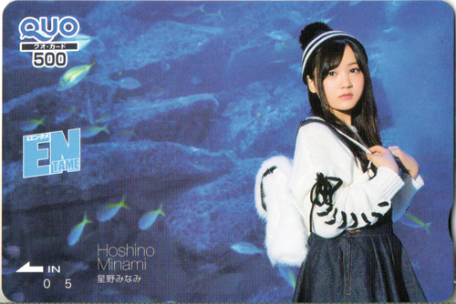 星野みなみ ENTAME (エンタメ) クオカード