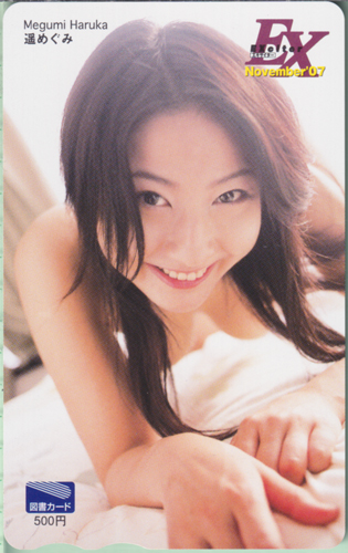 遥めぐみ エキサイター/EXciter EX 2007年11月号 図書カード