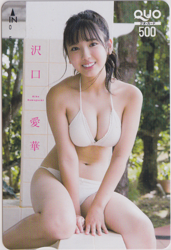 沢口愛華 月刊ヤングマガジン 2018年12月号 クオカード