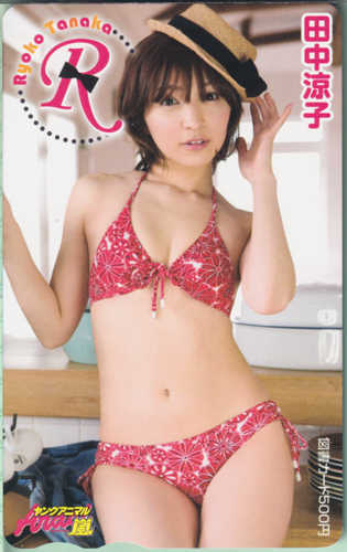 田中涼子 ヤングアニマル嵐 図書カード