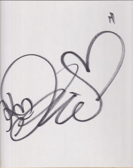 北乃きい 直筆サイン入色紙 BOMB! ボム 懸賞抽選品 色紙