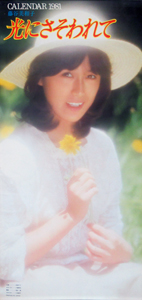藤谷美和子 1981年カレンダー 「光にさそわれて」 カレンダー