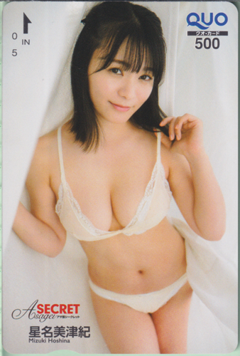 星名美津紀 週刊アサヒ芸能増刊 アサ芸Secret!/シークレット クオカード