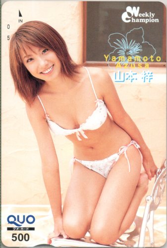 山本梓 週刊少年チャンピオン クオカード