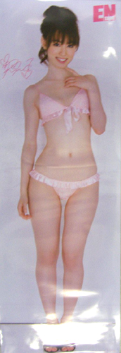 秋山莉奈 アサヒ芸能エンタメ 等身大 ポスター