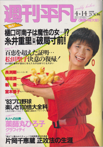  週刊平凡 1983年4月14日号 (1218号) 雑誌