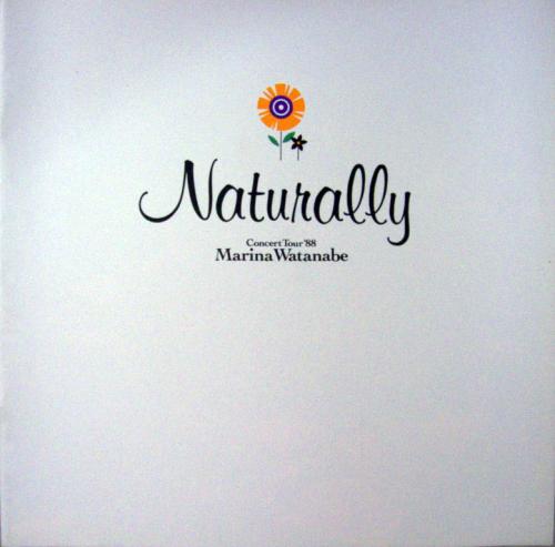 渡辺満里奈 Naturally Concert Tour’88 Marina Watanabe コンサートパンフレット