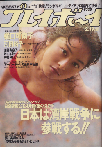  週刊プレイボーイ 1991年2月19日号 (No.8) 雑誌
