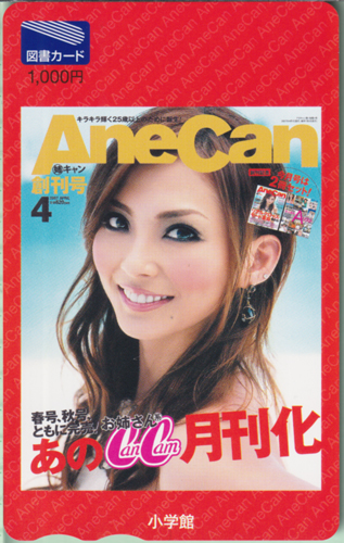 押切もえ 姉キャン/AneCan (お姉さん系 CanCam月刊化) 図書カード
