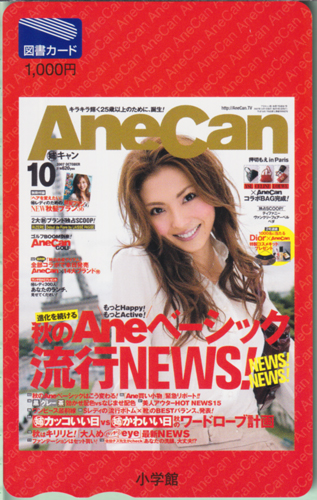 押切もえ 姉キャン/AneCan 図書カード