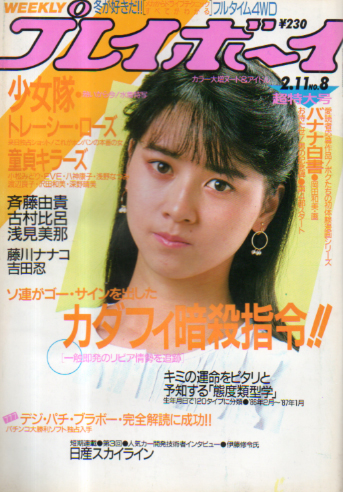  週刊プレイボーイ 1986年2月11日号 (No.8) 雑誌