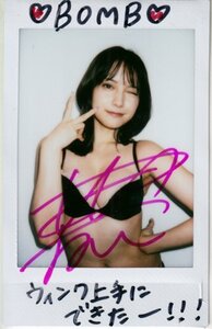 桃月なしこ 「BOMB!/ボム」直筆サイン入りチェキ写真 その他のグッズ