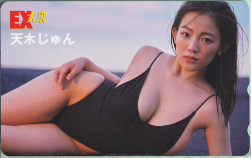 天木じゅん EX大衆 テレカ