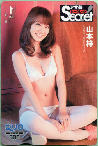 山本梓 週刊アサヒ芸能増刊 アサ芸Secret!/シークレット クオカード