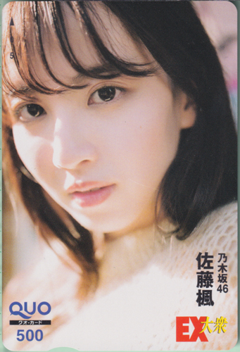佐藤楓 EX大衆 クオカード