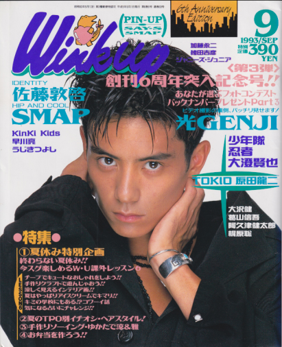  ウインク・アップ/Wink up 1993年9月号 雑誌