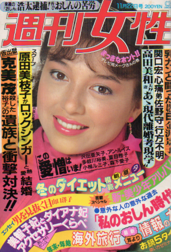  週刊女性 1983年11月22日号 (1309号) 雑誌