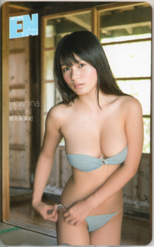 星名美津紀 ENTAME (エンタメ) 2016年2月号 テレカ