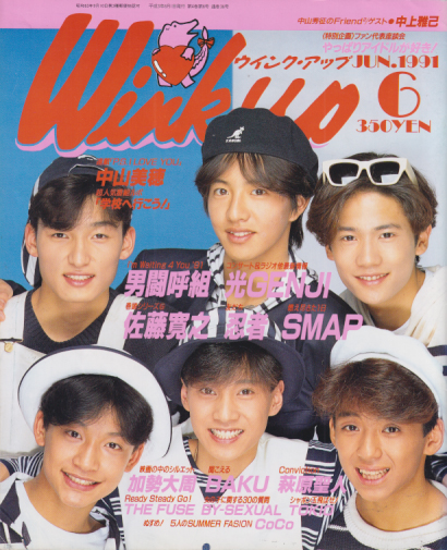  ウインク・アップ/Wink up 1991年6月号 雑誌