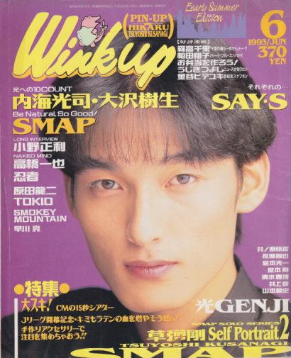  ウインク・アップ/Wink up 1993年6月号 雑誌