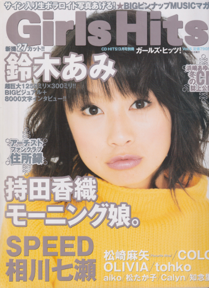  ガールズ・ヒッツ!/GirlsHits! 2000年3月号 (CD HITS!3月号別冊/Vol.5) 雑誌