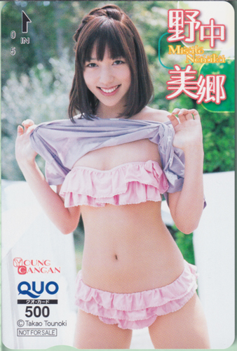 野中美郷 ヤングガンガン クオカード