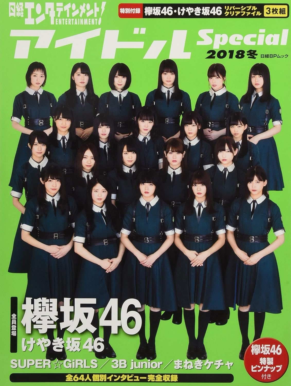 欅坂46, けやき坂46, ほか 日経BP 日経エンタテインメント! アイドル Special 2018冬 写真集