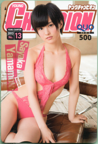 山本彩 ヤングチャンピオン 2013年6月25日号 (No.13) クオカード