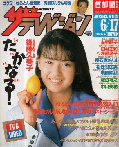  週刊ザテレビジョン 1988年6月17日号 (No.24) 雑誌