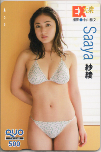 紗綾 EX大衆 クオカード