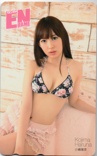 小嶋陽菜 ENTAME (エンタメ) テレカ