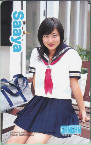 紗綾 ヤングガンガン テレカ