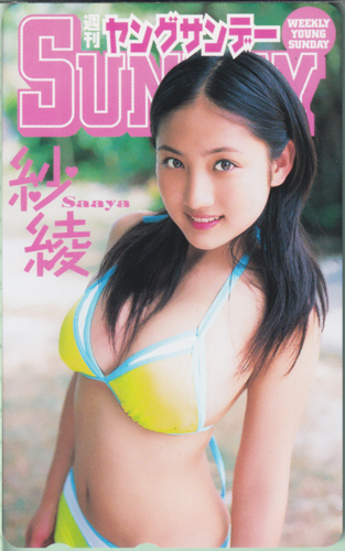 紗綾 週刊ヤングサンデー 2007年5月24日号 (No.23) テレカ