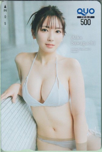 沢口愛華 月刊ヤングマガジン 2026年3月号 クオカード