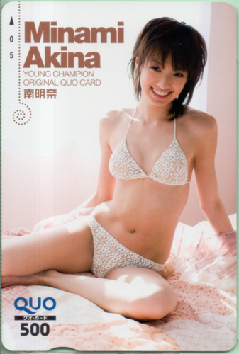 南明奈 ヤングチャンピオン クオカード