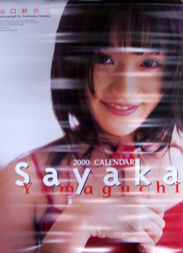 山口紗弥加 2000年カレンダー カレンダー