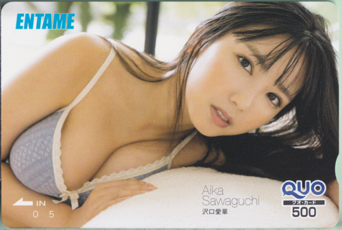 沢口愛華 ENTAME (エンタメ) クオカード