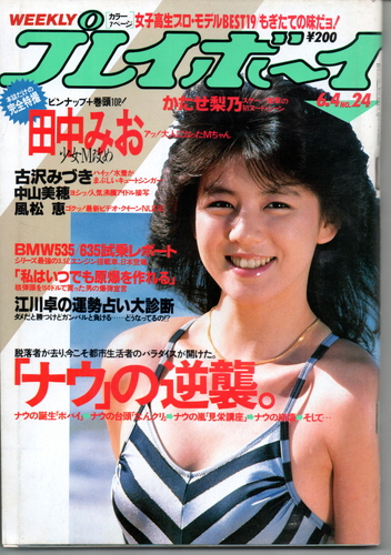  週刊プレイボーイ 1985年6月4日号 (No.24) 雑誌