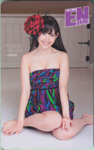 小嶋陽菜 ENTAME (エンタメ) テレカ
