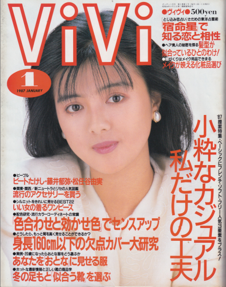  ヴィヴィ/ViVi 1987年1月号 雑誌