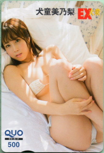 犬童美乃梨 EX大衆 クオカード