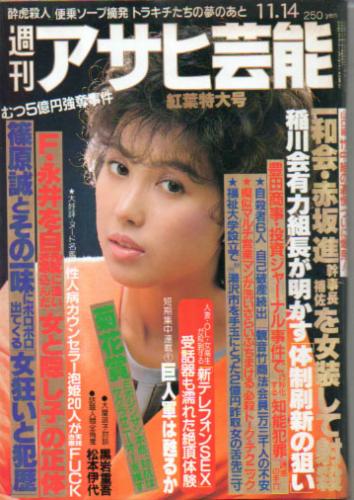  週刊アサヒ芸能 1985年11月14日号 (2040号) 雑誌