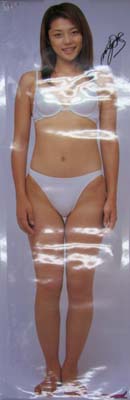 吉岡美穂 アサヒ芸能エンタメ 等身大 ポスター