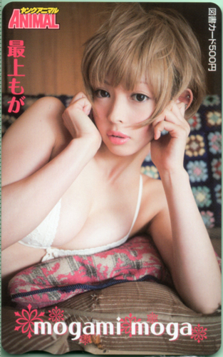 最上もが ヤングアニマル 図書カード