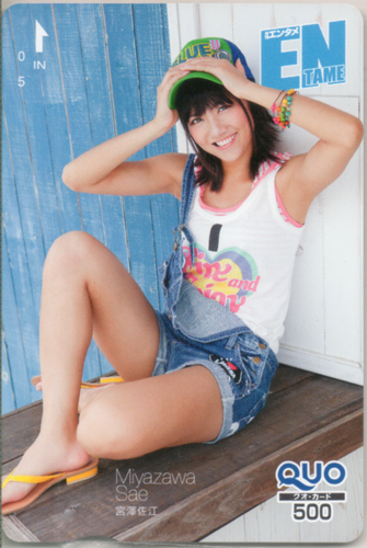 宮澤佐江 ENTAME (エンタメ) クオカード